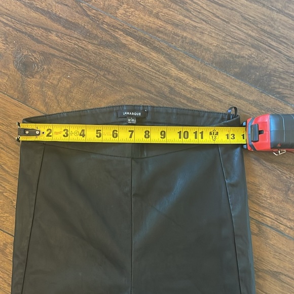 Lamarque  Leather Leggings SZ Small - Picture 10 of 12